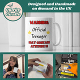 Funny Teenager Birthday Joke Mug Gift, 13th Birthday, Happy 13th Birthday, For Son, For Daughter, for Niece, For Nephew, Teen Birthday Gift