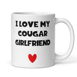 Funny Cougar Girlfriend Mug, I Love My Cougar Mug, Cheeky Age Gap Relationship Gift, Younger Boyfriend Present, Funny Mug for Toyboy