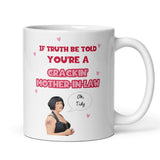 Funny Nessa Crackin' Mother in Law Mug, Funny Gavin and Stacey Mug for Mother in Law, Gavin and Stacey Funny Mug, Funny Mother in Law Gift