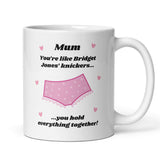 Funny Bridget Jones Knickers Mum Mug, Funny Gift for Mum, Funny Mother's Day Gift, Mum birthday Gift, Funny From Daughter, Mothers Day Mug