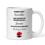 Personalised Karate Sensei Thank You Mug, Martial Arts Coach Gift, Karate Dojo Appreciation Present, End of Year Gift for Karate Teacher