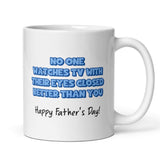 Funny Dad Napper Mug, No One Watches TV with Their Eyes Closed Better Than You, Funny Dad Nap Gift, Funny Father's Day Gift
