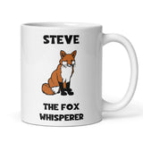 Personalised Funny Fox Whisperer Mug, Fox Obsessed Gift, Fox Lover Gift, Pet Fox Gift, Fox Secret Santa, Funny Fox Gift, Fox Whisperer Gift