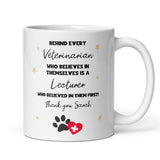Veterinary Lecturer Mug, Vet School Gift UK, Thank You Veterinary Lecturer Present, Funny Vet Student Mug, Appreciation Gift Vet Lecturer