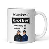 Funny Oasis Fan Mug for Brother, Number 1 Brother Definitely Maybe Mug, Oasis Music Fan Gift for Brother,  Best Brother Appreciation Gift