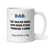 Funny Toddler Dad Father's Day Mug, Toddler Tamer Dad Gift, First Time Dad Father's Day, Father's Day Funny Present, Funny Cheap Fathers Day