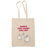 Ghouls Just Wanna Have Fun Tote Bag, Funny Boo Basket Gift for Girlfriend, Daughter Boo Box Present, Spooky Season Tote, Bestie Boo Basket