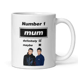 Funny Oasis Fan Mug for Mum, Number 1 Mum Definitely Maybe Mug, Oasis Music Fan Gift for Her, Mum Oasis Birthday Mug, Oasis Mum Present