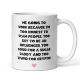 Funny Office Work Mug, Colleague Leaving Present, Work Bestie Gift, Office Secret Santa Gift, Present for Colleague, Office Banter Gift