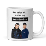 Wonderbro Oasis Mug, Oasis Reunion Gift, Oasis Brother Gift, Brother Birthday Gift, Wonderwall Mug, Oasis Fan Gift, Brother Birthday Gift