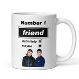 Funny Oasis Fan Mug for Friend, Number 1 Friend Definitely Maybe Mug, Oasis Music Fan Gift for Friend, Best Friend Oasis Birthday Gift