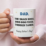 Funny Toddler Dad Father's Day Mug, Toddler Tamer Dad Gift, First Time Dad Father's Day, Father's Day Funny Present, Funny Cheap Fathers Day