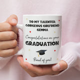 Personalised Girlfriend Graduation Mug, Personalised Graduation Gift, University Graduate Gift, 2025 Graduation Gift, Girlfriend Graduation