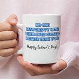 Funny Dad Napper Mug, No One Watches TV with Their Eyes Closed Better Than You, Funny Dad Nap Gift, Funny Father's Day Gift