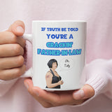 Funny Nessa Crackin' Father in Law Mug, Gavin and Stacey Mug, Funny Gavin and Stacey Gift for Father in Law, Birthday Gift for Father in Law