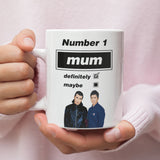 Funny Oasis Fan Mug for Mum, Number 1 Mum Definitely Maybe Mug, Oasis Music Fan Gift for Her, Mum Oasis Birthday Mug, Oasis Mum Present