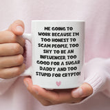 Funny Office Work Mug, Colleague Leaving Present, Work Bestie Gift, Office Secret Santa Gift, Present for Colleague, Office Banter Gift
