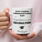 Personalised Boyfriend Graduation Mug, Personalised Graduation Gift, University Graduate Gift, 2025 Graduation Gift, Boyfriend Graduation