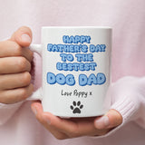 Cute Personalised Dog Dad Father's Day Mug, Gift for Dog Dad, Father's Day Dog Dad Gift, Furbaby Dad Gift, Dog Dad Era Gift
