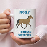Personalised Funny Horse Whisperer Mug, Horse Obsessed Gift, Horse Lover Gift, Pet Horse Gift, Horse Secret Santa, Funny Equestrian Gift