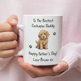 Personalised Father's Day Cockapoo Dad Mug, Funny Dog Dad Gift, Father’s Day Gift from Dog, Dog Lover Gift for Him, Cockapoo Present Owner