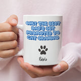 Funny Cat Grandad Mug, Only the Best Dads Get Promoted to Cat Grandad, Pet Cat Lover Gift, Father’s Day Gift for Cat Grandad, Cat Grandpa