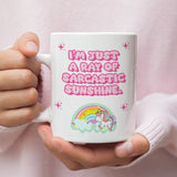 Funny Sarcastic Mug, Just a Ray of Sunshine Mug, Funny Gift for Friends, Sassy Coffee Cup, Sarcastic Humour Present, Funny Colleague Gift