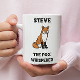 Personalised Funny Fox Whisperer Mug, Fox Obsessed Gift, Fox Lover Gift, Pet Fox Gift, Fox Secret Santa, Funny Fox Gift, Fox Whisperer Gift