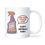 Funny 30th Birthday Mug, Bang and Your Youth is Gone Mug, Personalised 30th Birthday Gift for Him or Her, Thirty Birthday Keepsake Mug