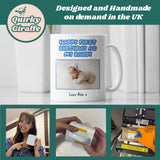 Happy First Birthday as My Daddy Mug, Personalised Baby Photo Mug, New Dad Birthday Gift from Baby, To Daddy from Baby, Custom Birthday Gift