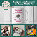 Funny Where is My Vape I'm Just a Girl Mug, Sad Hamster Joke Secret Santa Vape her, Christmas For Vaper