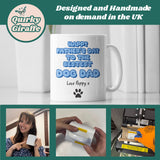 Cute Personalised Dog Dad Father's Day Mug, Gift for Dog Dad, Father's Day Dog Dad Gift, Furbaby Dad Gift, Dog Dad Era Gift
