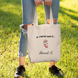 If You’ve Got It Haunt It Tote Bag, Funny Halloween Tote Bag for Her, Boo Basket Gift, Spooky Season Cute Ghost Tote, Girlfriend Boo Box Bag