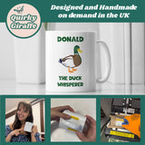 Personalised Funny Duck Whisperer Mug, Duck Obsessed Gift, Duck Lover, Pet Duck Gift, Duck Secret Santa, Funny Duck Gift, Duck Whisperer