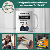 Funny Oasis Fan Mug for Mum, Number 1 Mum Definitely Maybe Mug, Oasis Music Fan Gift for Her, Mum Oasis Birthday Mug, Oasis Mum Present