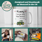 Mummy Love You More Than Tractors Mug, Mother's Day Gift from Son, Mother's Day Mug, Mummy Xmas Gift, Birthday Present for Mummy from Son