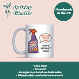 Funny 40th Birthday Mug, Bang and Your Youth is Gone Mug, Personalised 40th Birthday Gift for Him or Her, Forty Birthday Novelty Mug