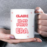 Personalised In My Forty Era Mug, Funny 40th Birthday Gift, Best Friend 40th Present, Daughter Mum Sister 40th Birthday Mug, Milestone 40th