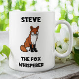 Personalised Funny Fox Whisperer Mug, Fox Obsessed Gift, Fox Lover Gift, Pet Fox Gift, Fox Secret Santa, Funny Fox Gift, Fox Whisperer Gift