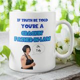 Funny Nessa Crackin' Father in Law Mug, Gavin and Stacey Mug, Funny Gavin and Stacey Gift for Father in Law, Birthday Gift for Father in Law