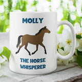Personalised Funny Horse Whisperer Mug, Horse Obsessed Gift, Horse Lover Gift, Pet Horse Gift, Horse Secret Santa, Funny Equestrian Gift