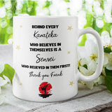 Personalised Karate Sensei Thank You Mug, Martial Arts Coach Gift, Karate Dojo Appreciation Present, End of Year Gift for Karate Teacher