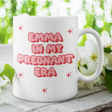 Personalised In My Pregnant Era Mug, Funny Mum To Be Mug, Cute Baby Shower Gift, Congratulations Pregnancy, Cute Maternity Leaving Present