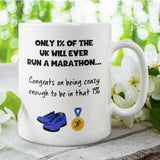 2025 Marathon Runner Gift Mug, 1 Percent Marathon Finisher Mug, Funny Running Gift, 26.2 Mile Achievement, 2025 Marathon Finisher Gift