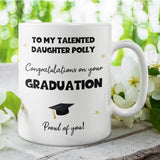 Personalised Daughter Graduation Mug, Personalised Graduation Gift, University Graduate Gift, 2025 Graduation Gift, Daughter Graduation Gift