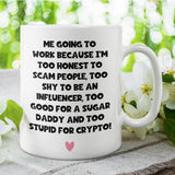 Funny Office Work Mug, Colleague Leaving Present, Work Bestie Gift, Office Secret Santa Gift, Present for Colleague, Office Banter Gift