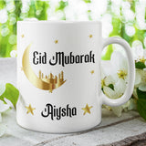 Personalised Eid Mubarak Mug, Custom Name Eid Gift Mug, Islamic Mug for Eid, Eid Present for Friends and Family, Arabic Name Mug, Eid Gift Idea