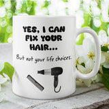 Funny Hairdresser Gift Mug, Funny Salon Mug for Hair Stylists, Hairdresser Birthday, Hair Industry Funny Mug, Hairdresser Christmas Gift