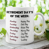 Retirement Gift for Colleague, Funny Retirement Mug for Friend, Leaving Work Gift, Personalised Retirement Present, Cute Retirement Gift