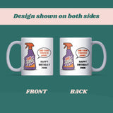 Funny 50th Birthday Mug, Bang and Your Youth is Gone Mug, Personalised 50th Birthday Gift for Him or Her, Fifty Birthday Novelty Mug